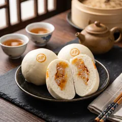 Bánh bao dừa mứt rim
